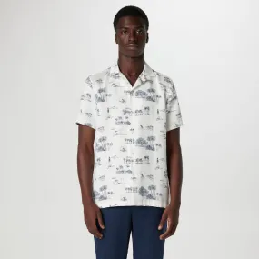 Bugatchi - Chemise à manches courtes Jackson Retro Coastal