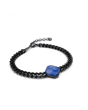 Bundle Armband: Lapislazuli - Schwarz - Für Ihn