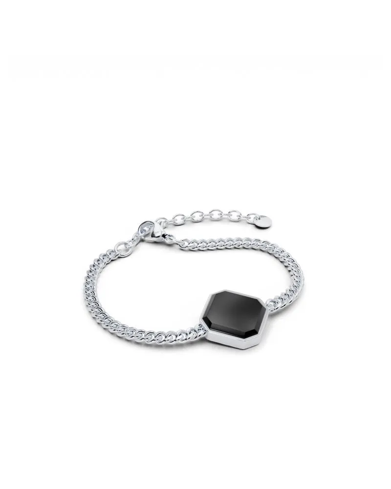 Bundle Armband: Onyx - Silber - Für Sie