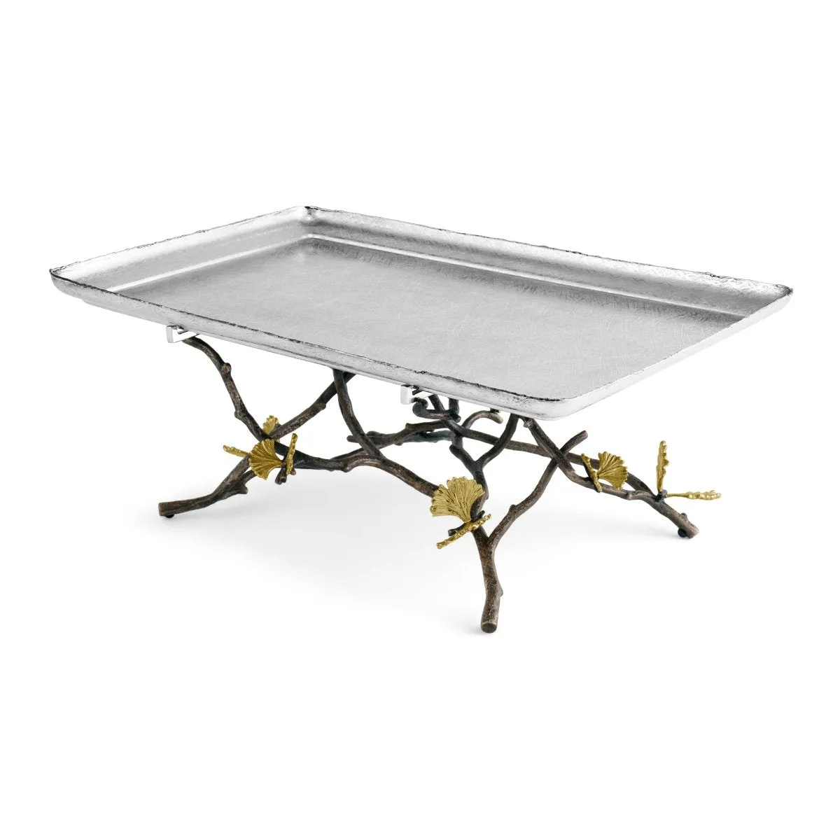 Butterfly Ginkgo Large Footed Tray