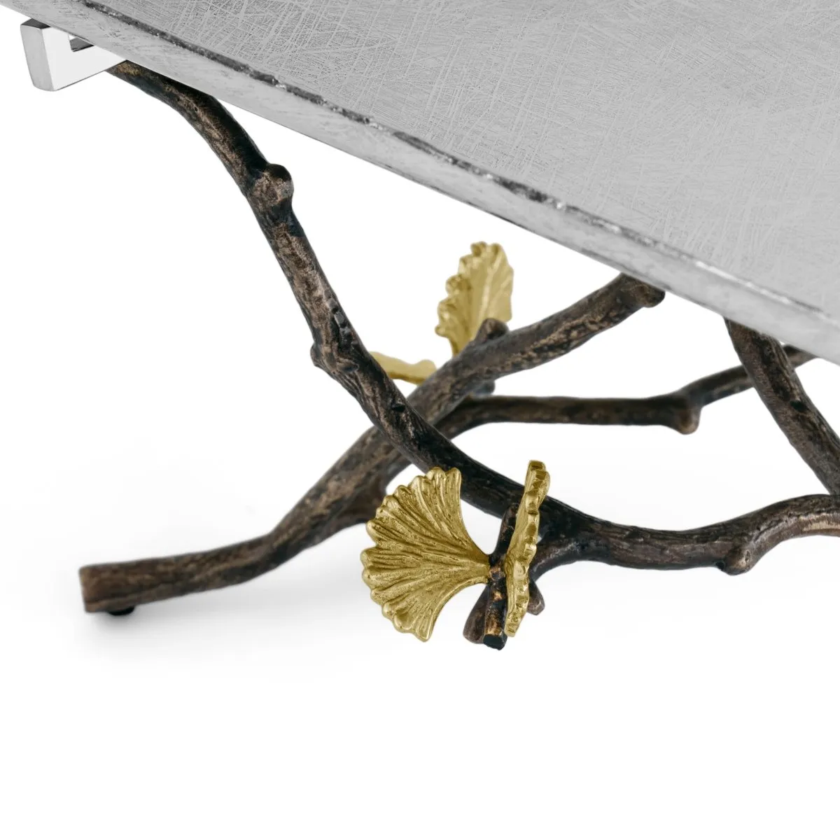 Butterfly Ginkgo Large Footed Tray