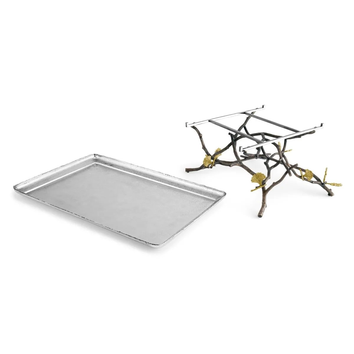 Butterfly Ginkgo Large Footed Tray