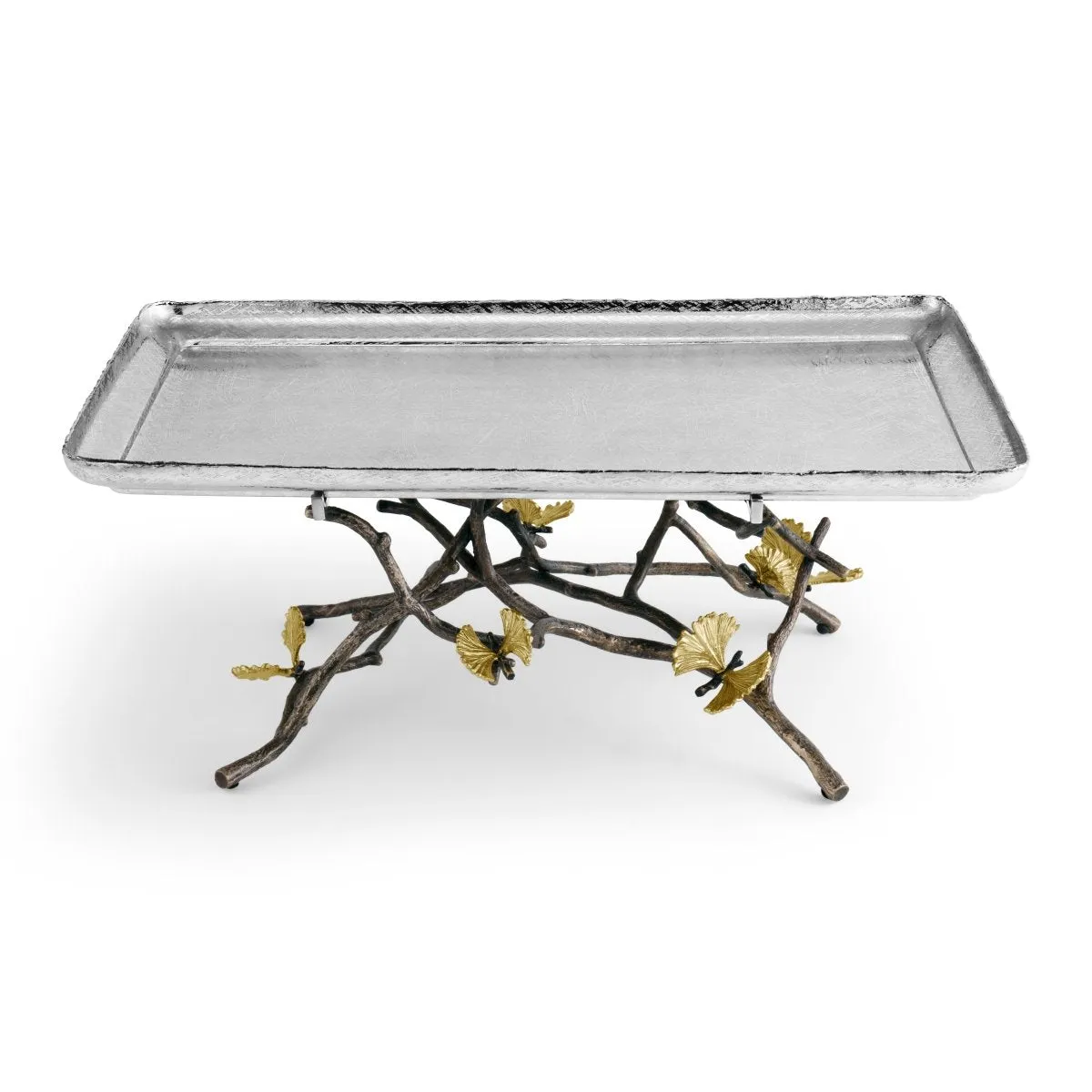 Butterfly Ginkgo Large Footed Tray