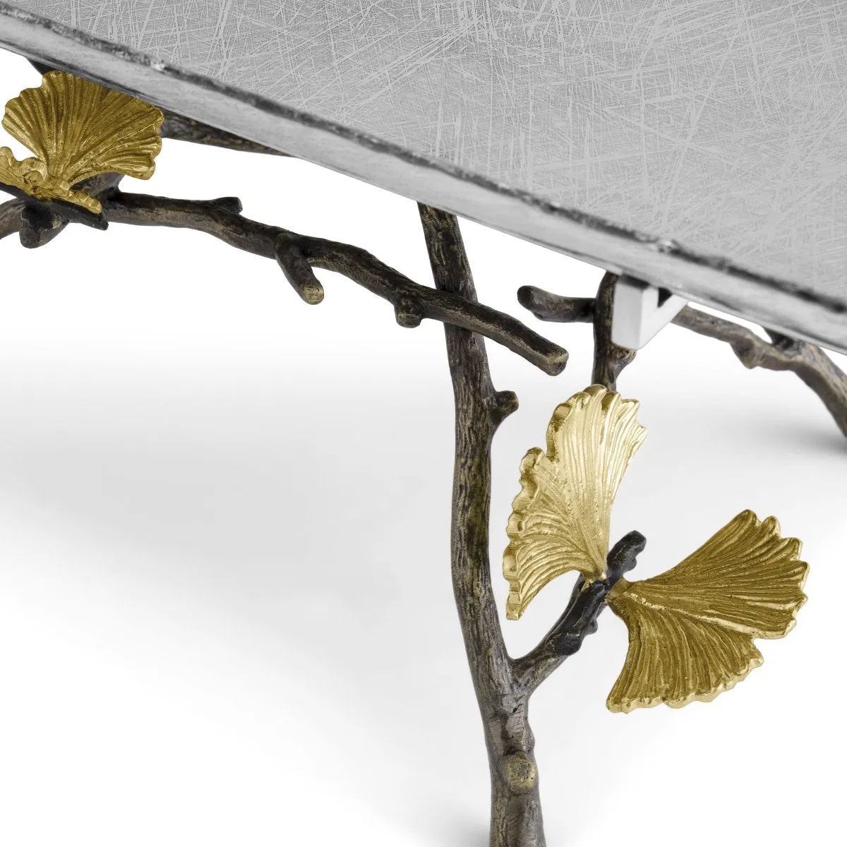 Butterfly Ginkgo Large Footed Tray