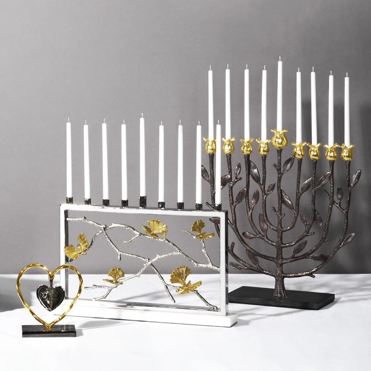 Butterfly Ginkgo Luxe Menorah