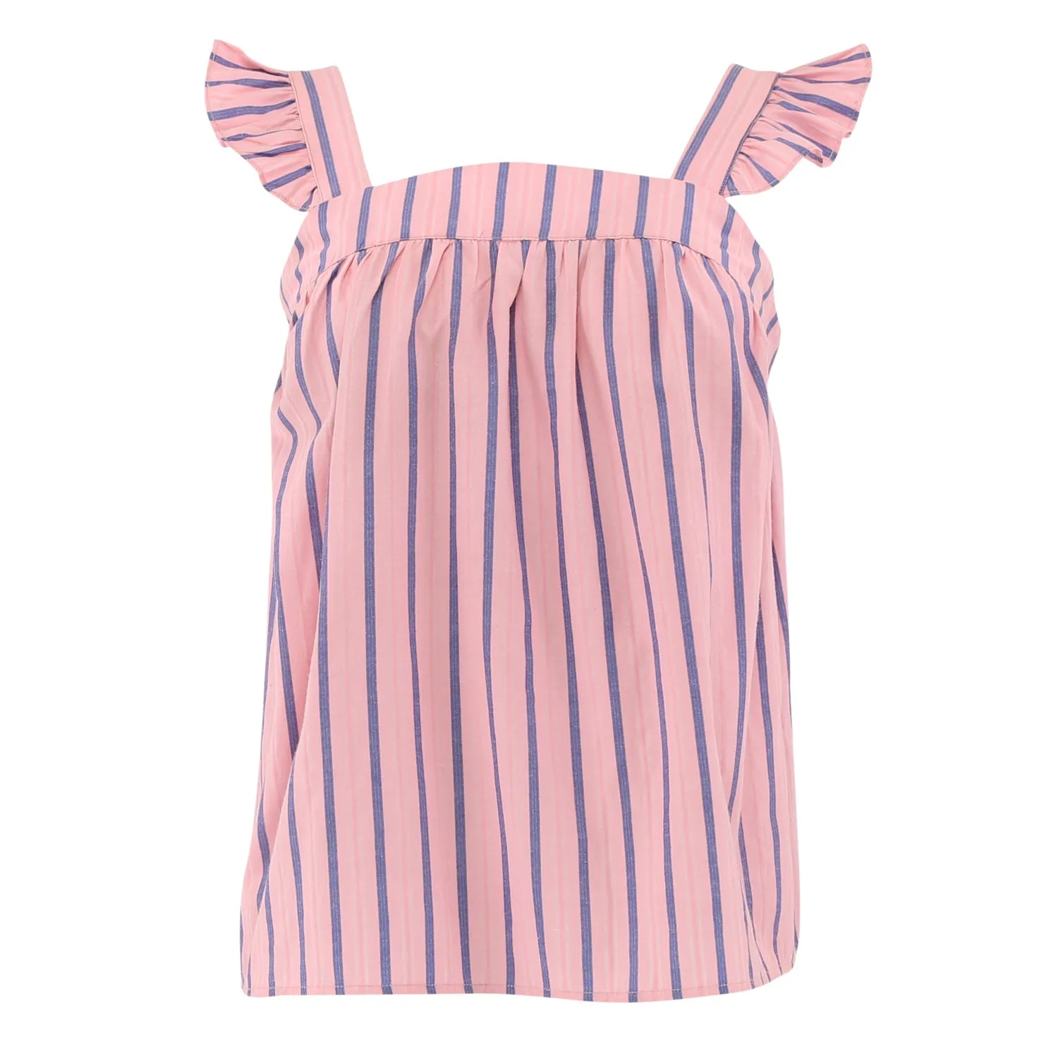 Continue Lulu bow top pink stribe