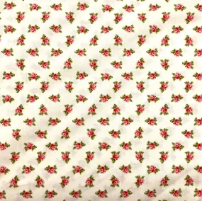 Delicate Roses Cream | Sweet Beginnings | Quilting Cotton