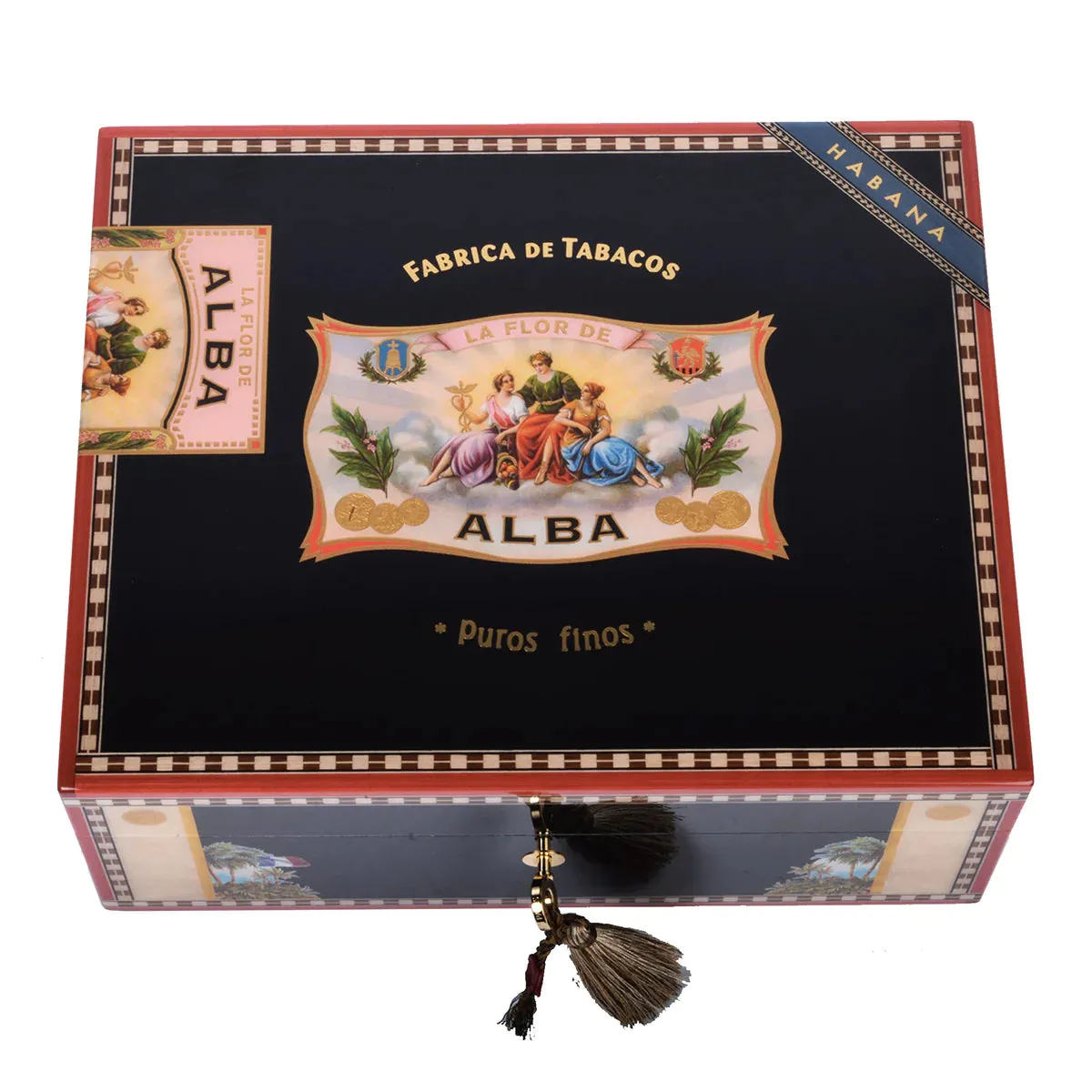 Elie Bleu Black Sycamore Alba Humidor (75 Cigars)