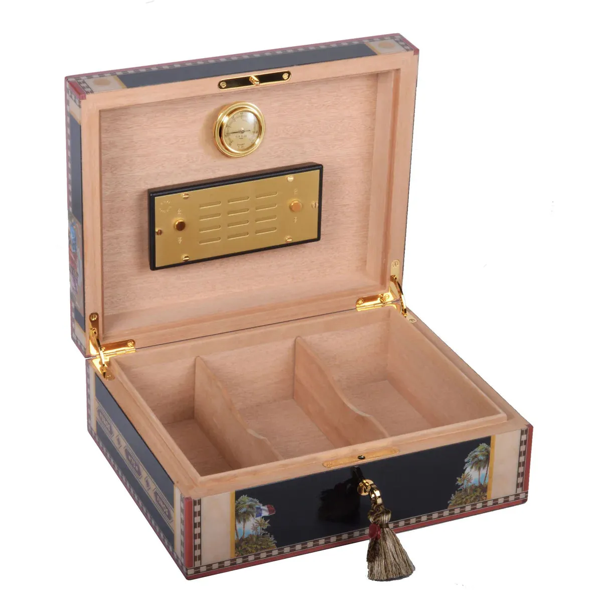 Elie Bleu Black Sycamore Alba Humidor (75 Cigars)