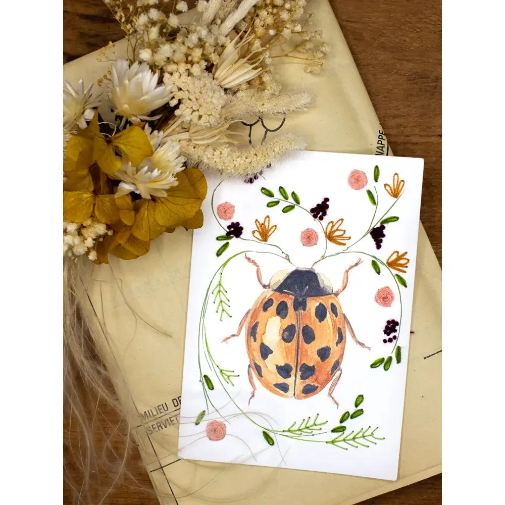 Embroidery Cards - Kit on Paper