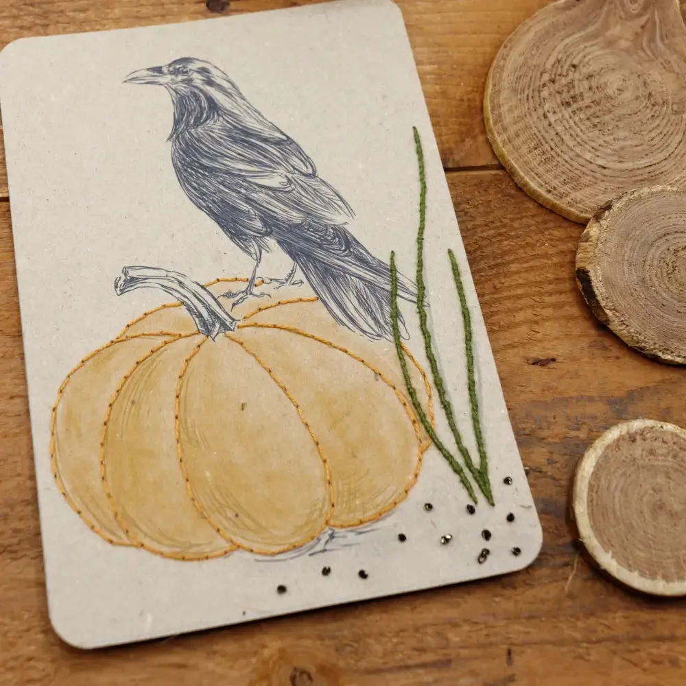 Embroidery Cards - Kit on Paper