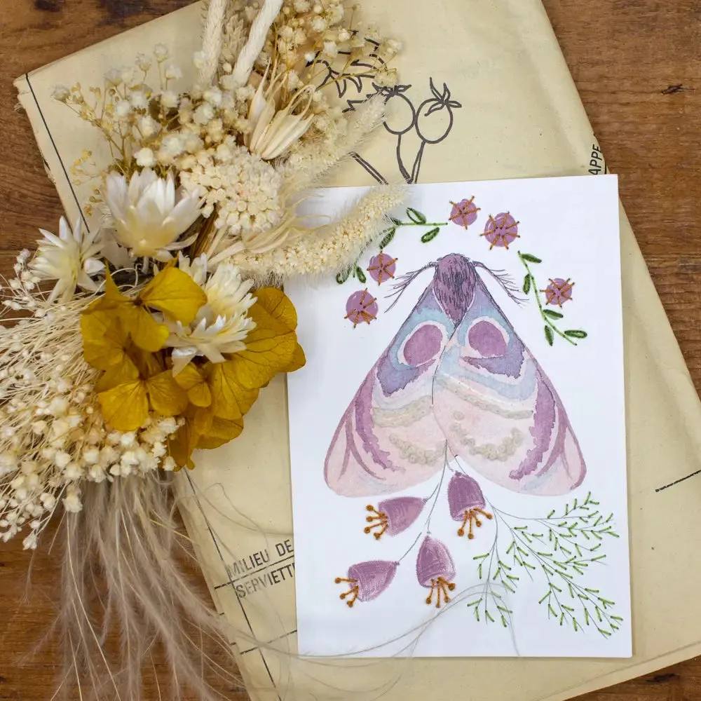 Embroidery Cards - Kit on Paper