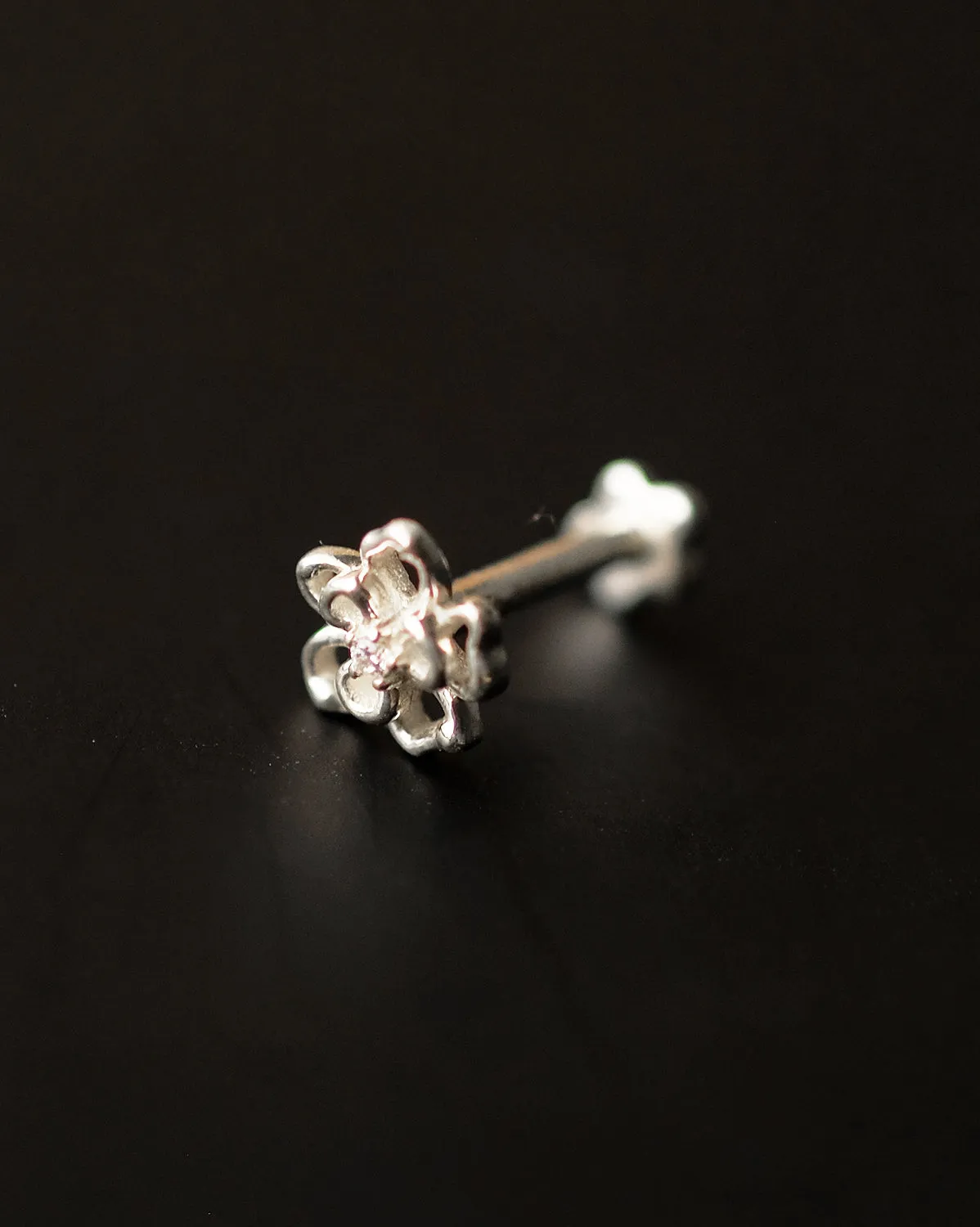 Fleur Petite Stud - Sterling Silver