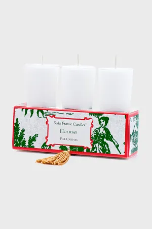 Holiday Classic Toile Votive Set