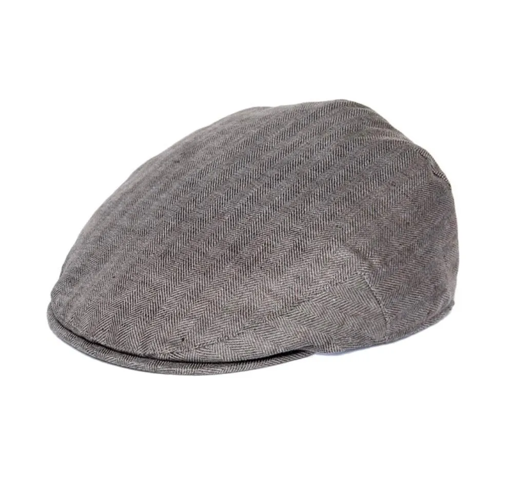 Linen Flat Cap