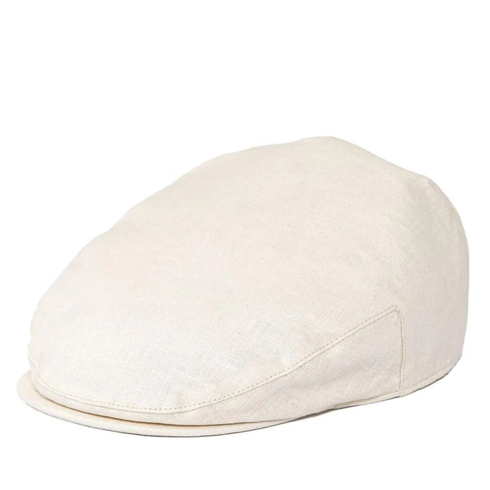 Linen Flat Cap