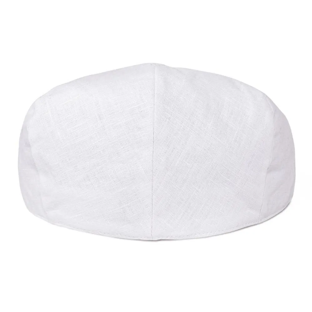 Linen Flat Cap