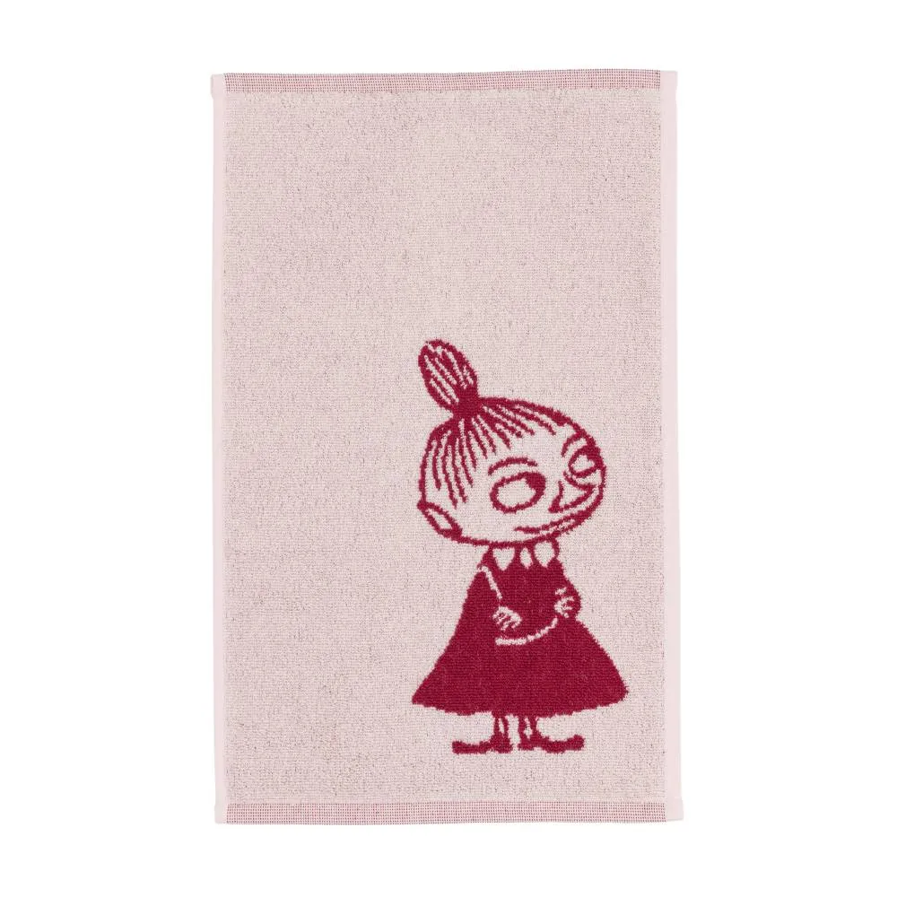 Little My GOTS Hand Towel 30x50cm Pink - Moomin Arabia