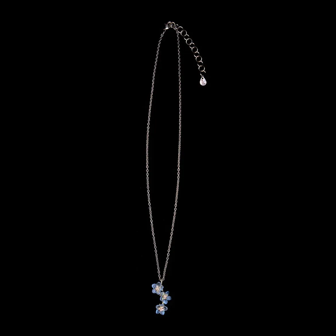 Michael Michaud Forget Me Not Triple Flower Pendant