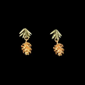 Michael Michaud Pine Needle Post Earrings