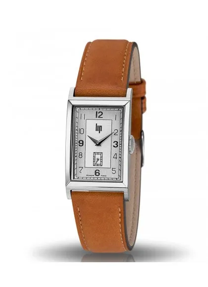 Montre Lip - Churchill T18 bracelet marron moyen