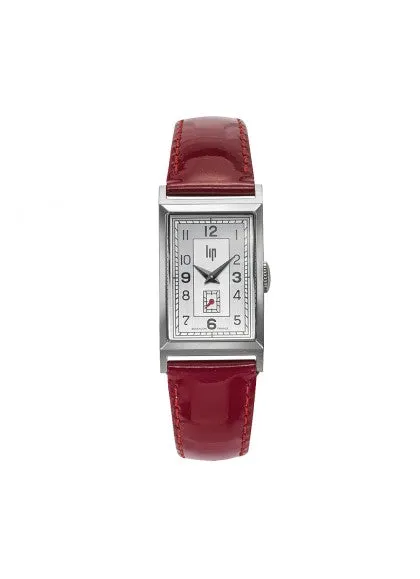 Montre Lip - Churchill T18 bracelet rouge