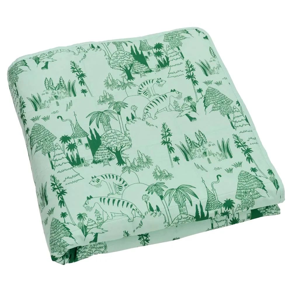 Moomin Bedspread 260x260cm Gardenparty - Moomin Arabia