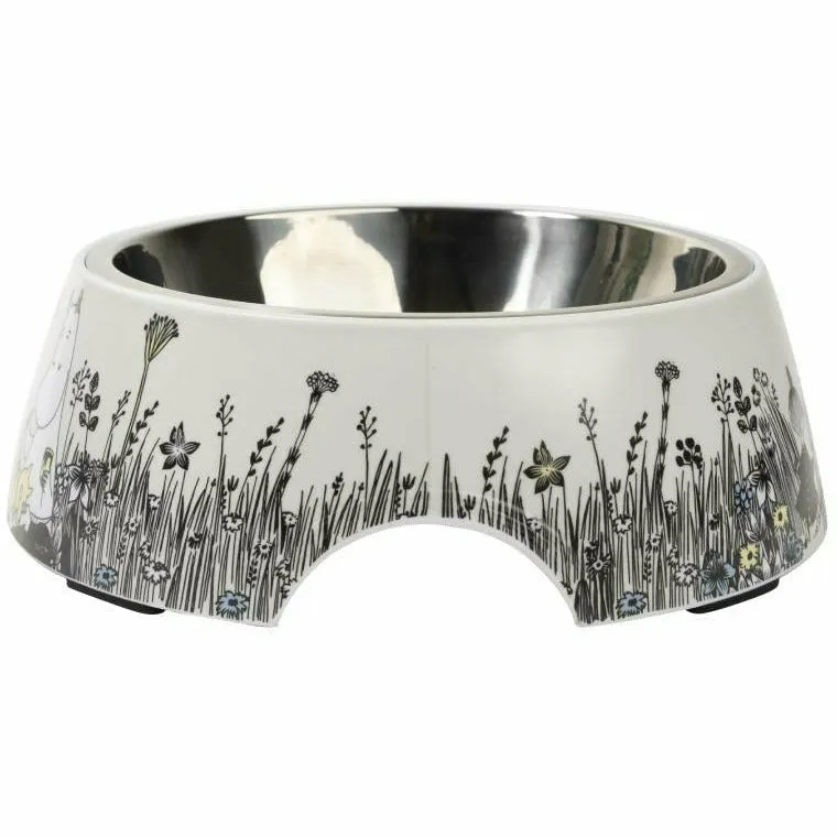 Moomin For Pets Food Bowl Grey L - Muurla