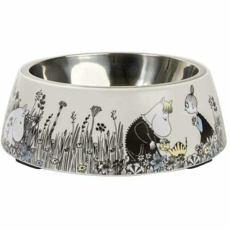 Moomin For Pets Food Bowl Grey L - Muurla