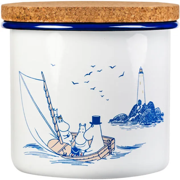 Moomin Sailors Jar with a lid 1,3 L - Muurla