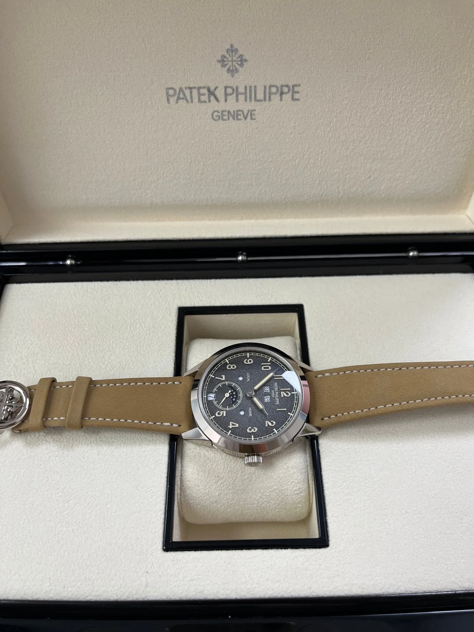 Patek Philippe Annual Calendar Travel Time White Gold (Reference # 5326G)