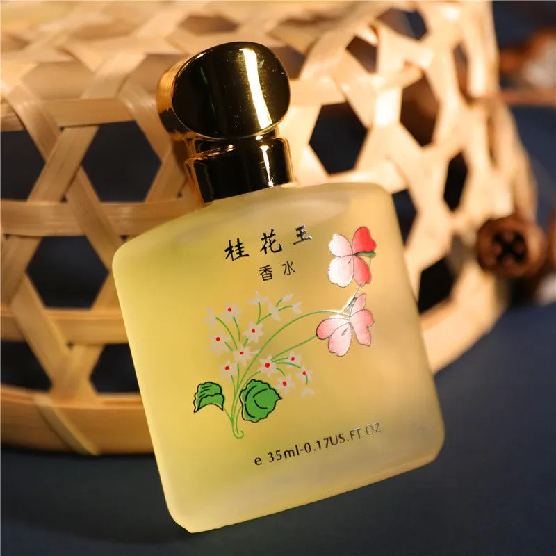 Qiuxia Osmanthus King Perfume Men And Women Lasting Light Fragrance Students Small Fresh Rose Jasmine Fragrance Perfume Wholesale