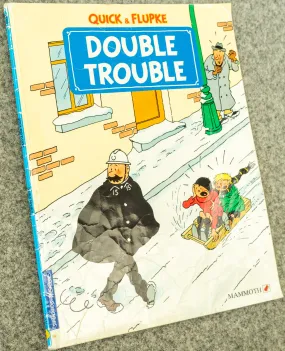 Quick &amp; Flupke - Double Trouble 1992 Vintage 1st Mammoth UK Paperback Edition