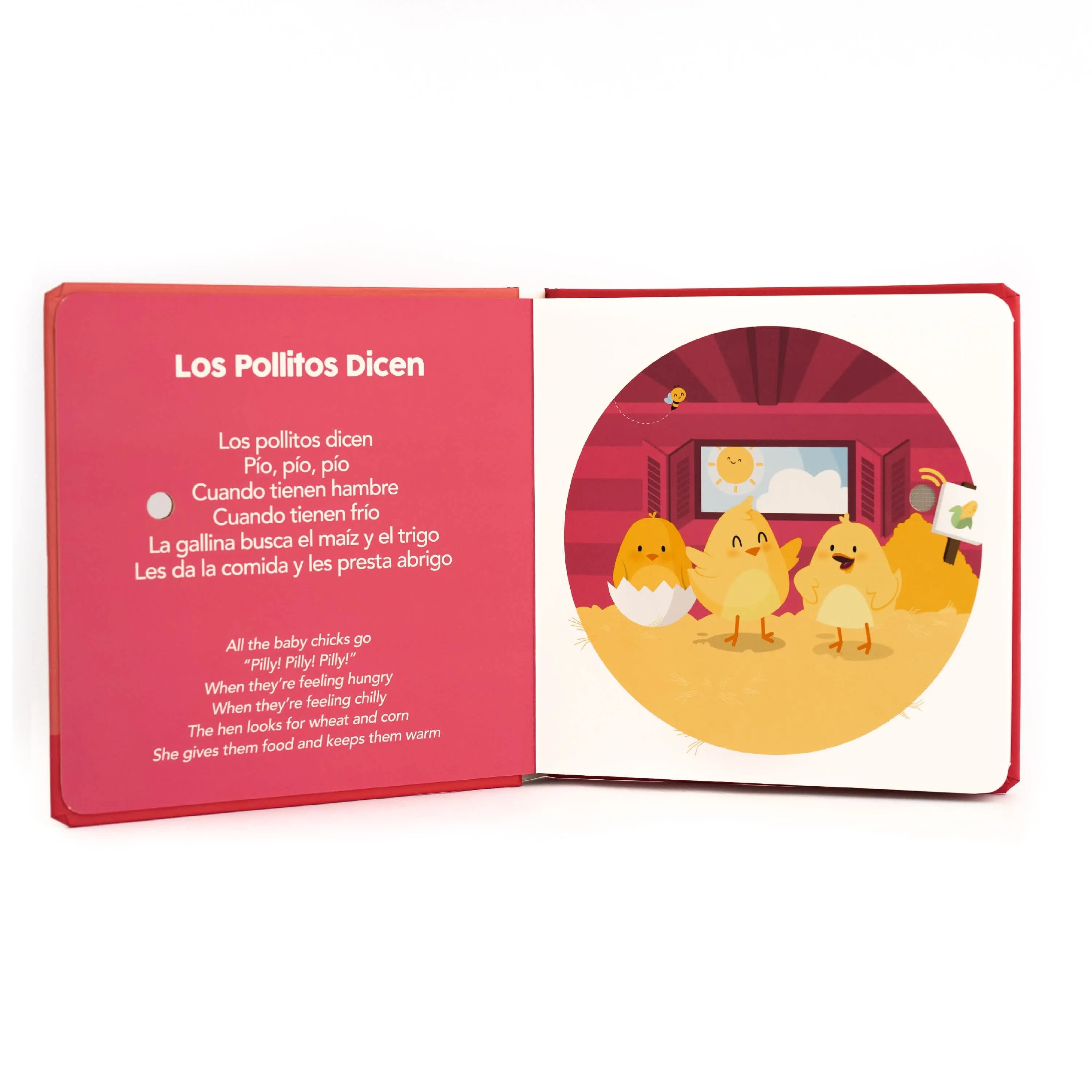 "Los Pollitos Dicen & Other Nursery Rhymes" Bilingual Sound Book