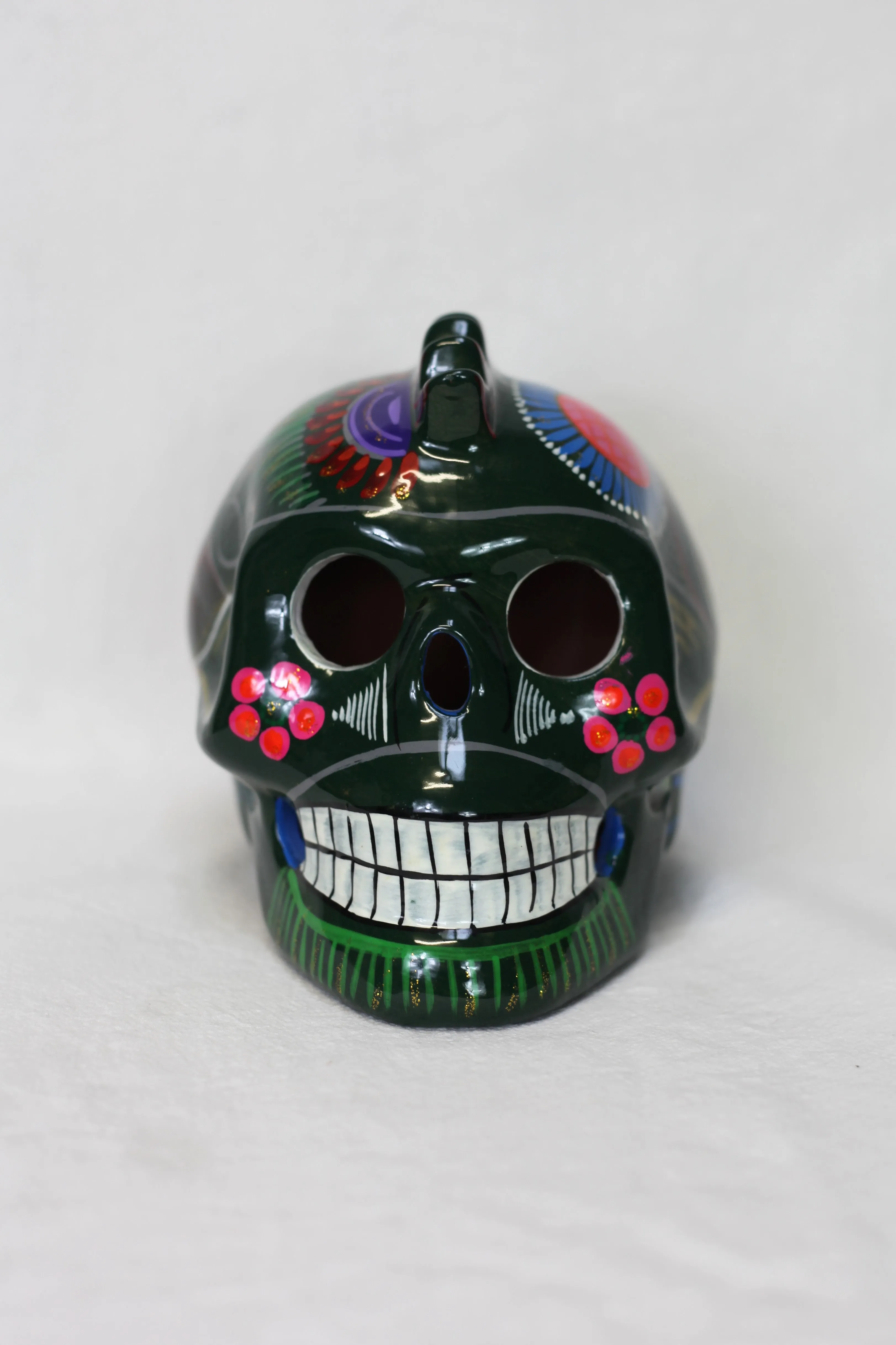 Sugar Skull w/Mohawk - Large