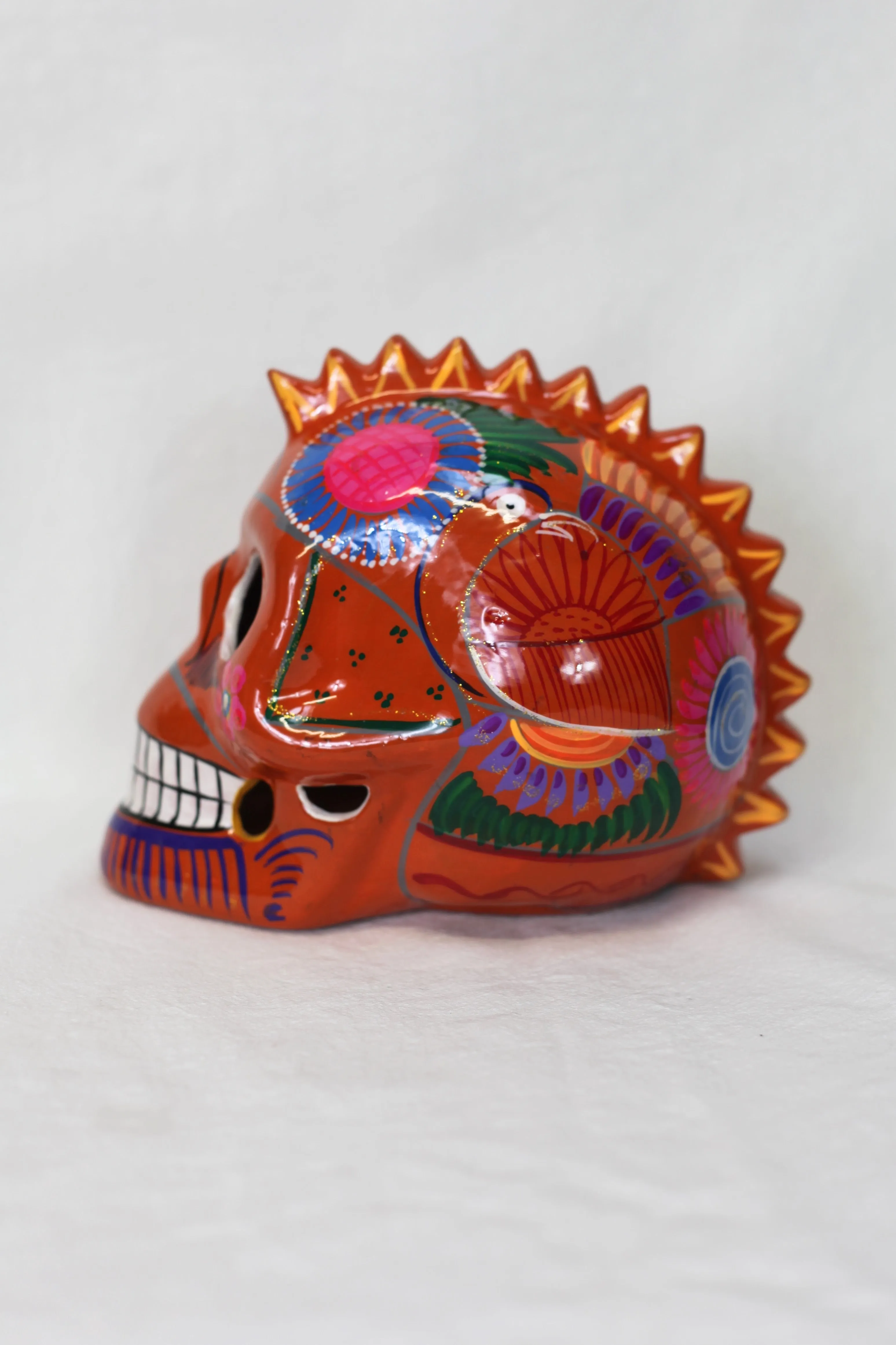 Sugar Skull w/Mohawk - Large