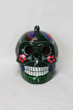 Sugar Skull w/Mohawk - Large