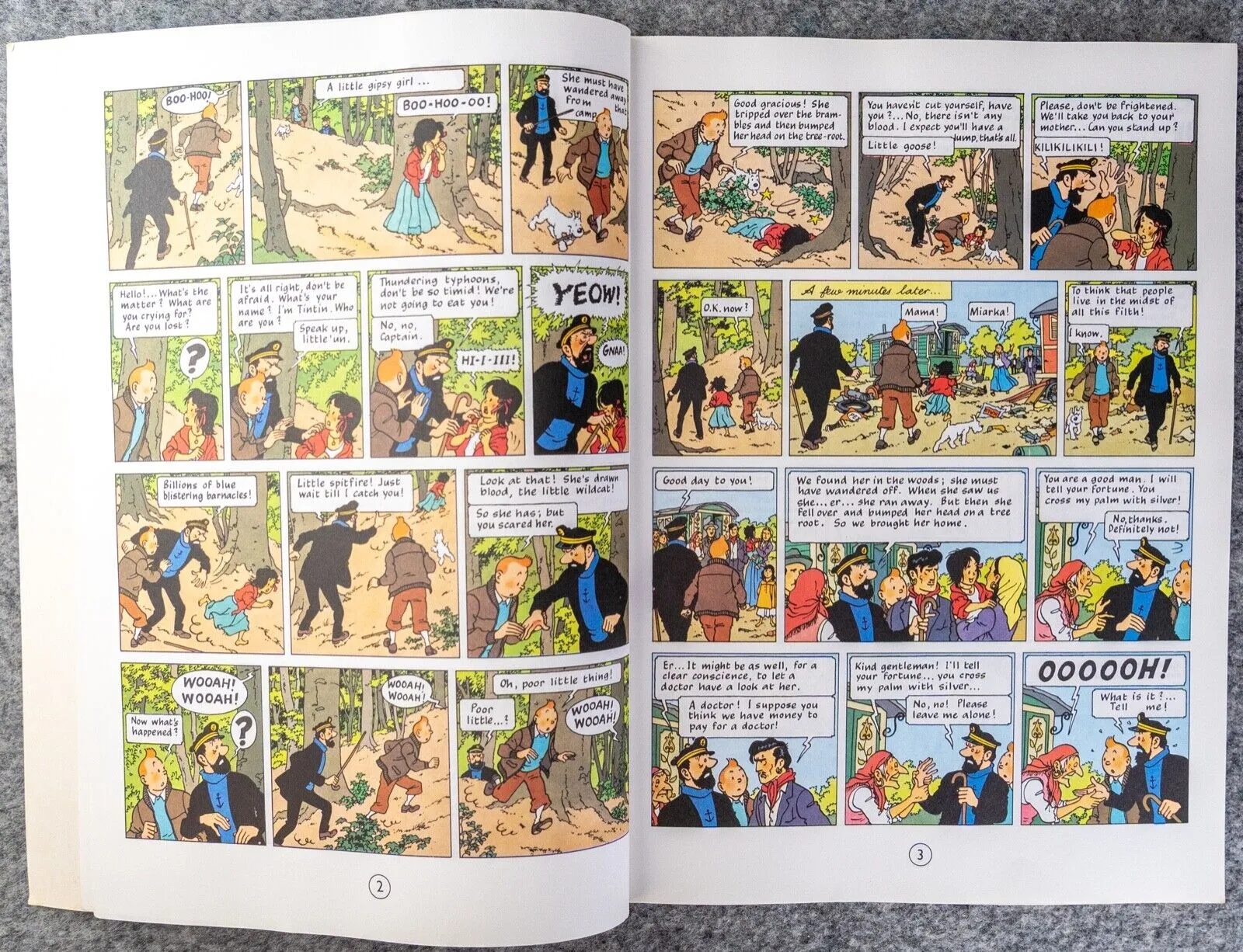 The Castafiore Emerald - Tintin Mammoth UK Paperback Edition Book 1990s