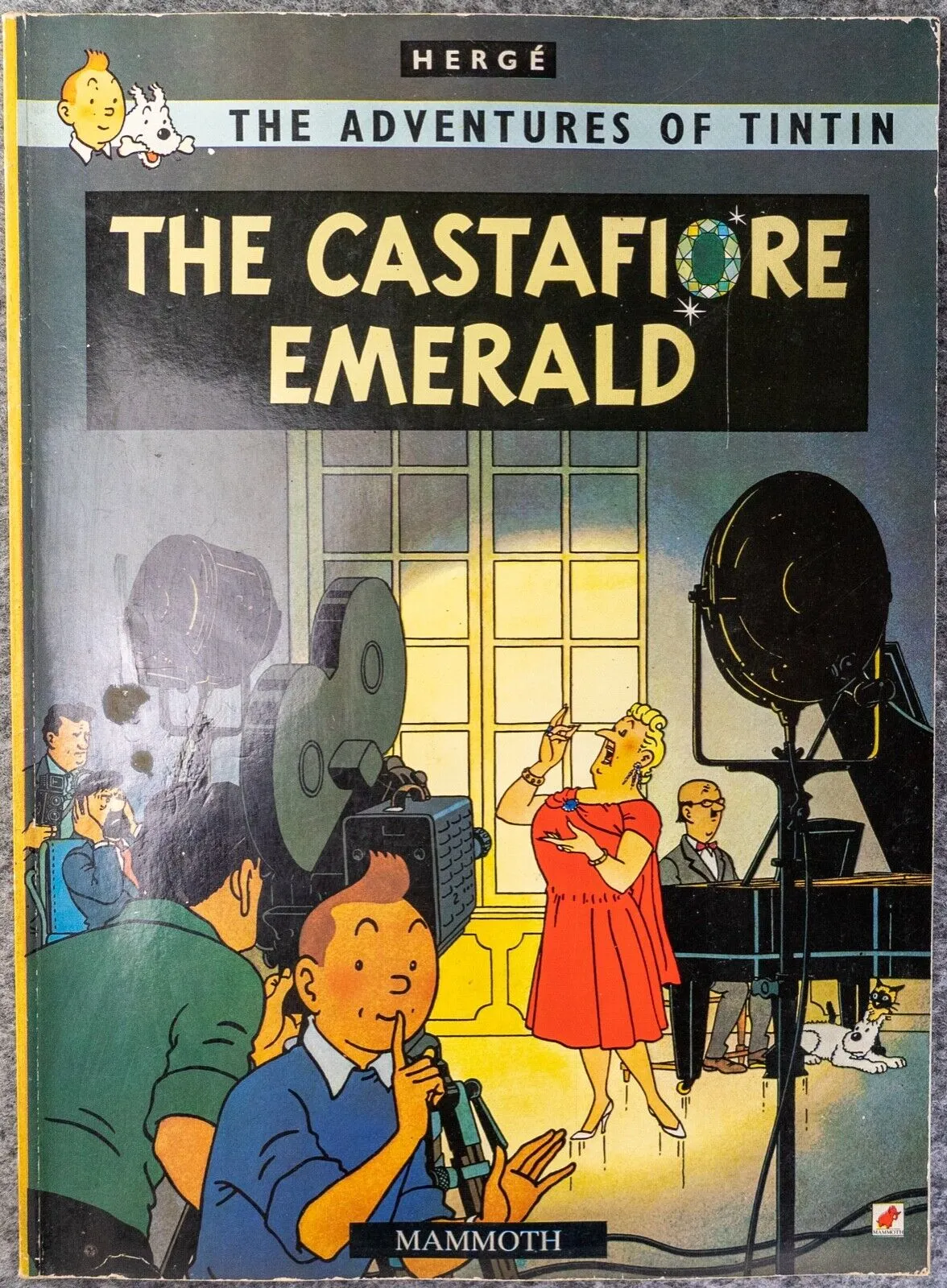 The Castafiore Emerald - Tintin Mammoth UK Paperback Edition Book 1990s