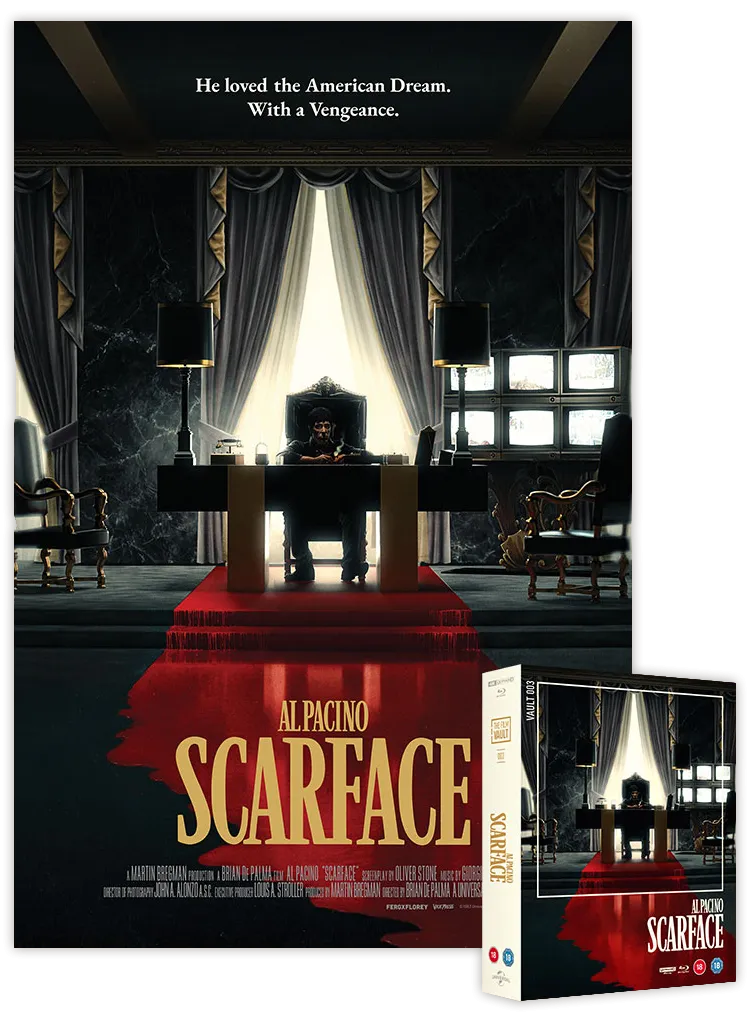 The Film Vault - Scarface 4K UHD & Exclusive Poster