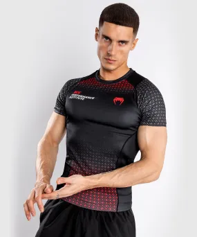 UFC Venum Performance Institute Rashguard - Short Sleeves - Black/Red