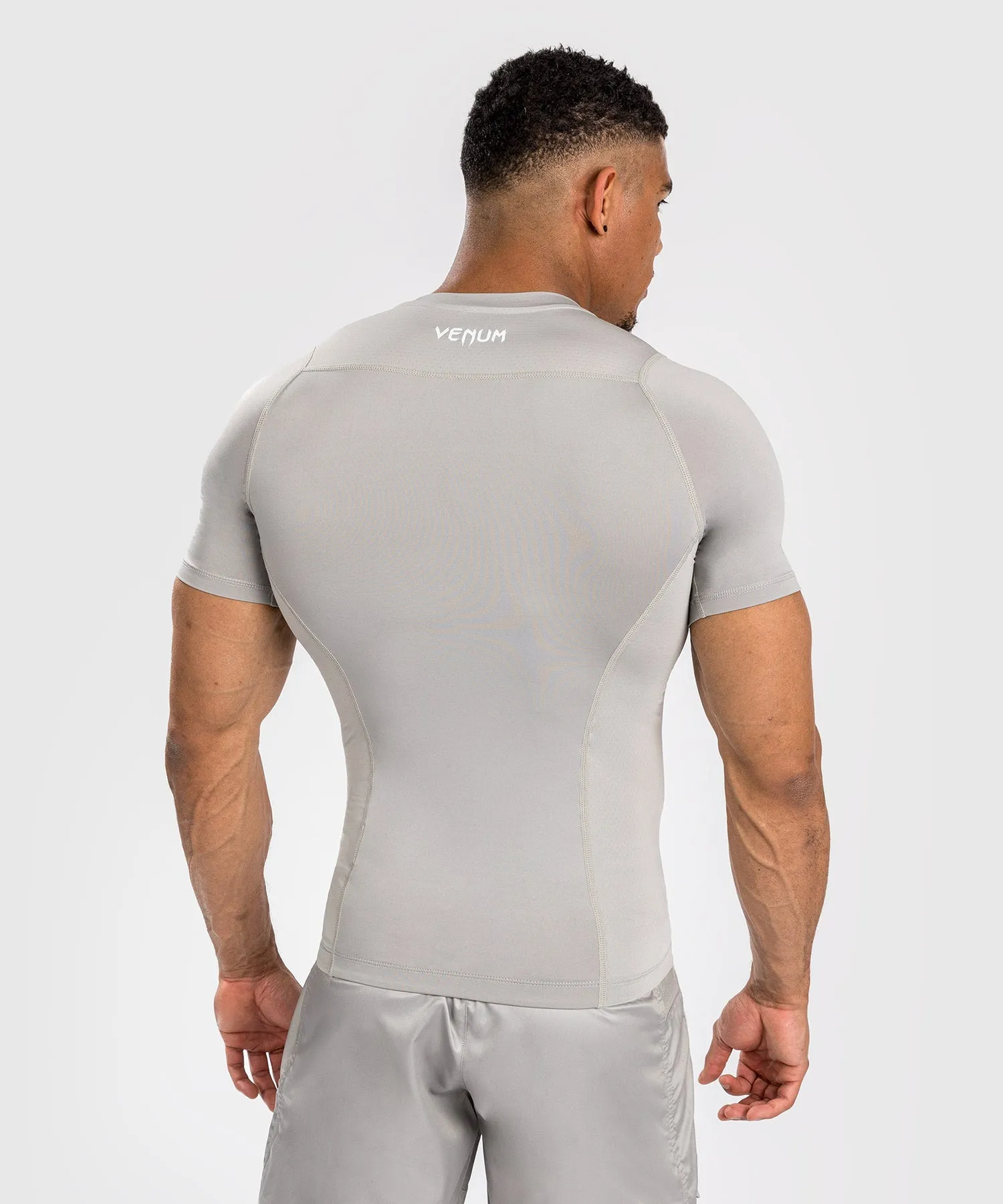 Venum Attack Men's Short Sleeve Rashguard - Sand