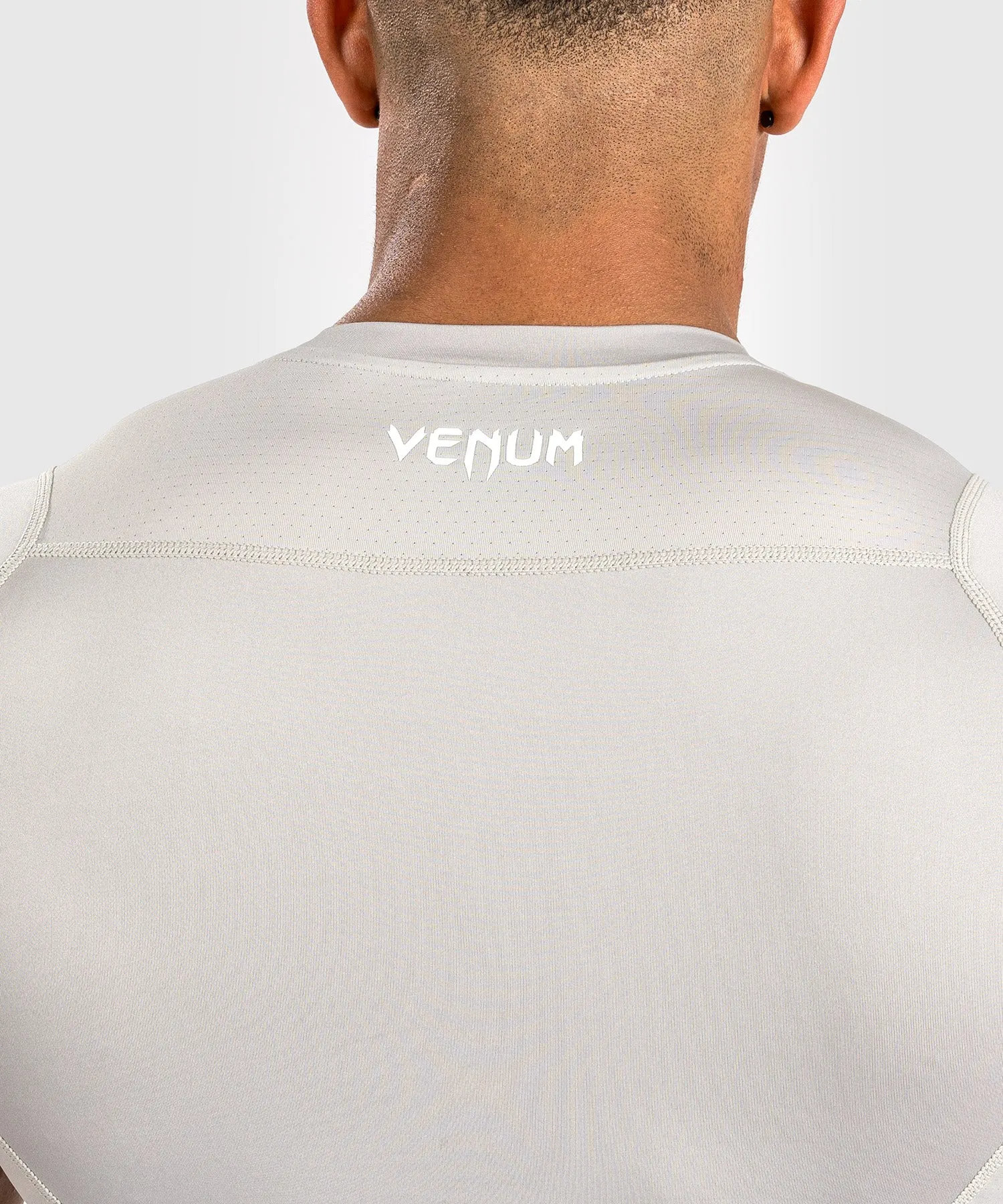 Venum Attack Men's Short Sleeve Rashguard - Sand